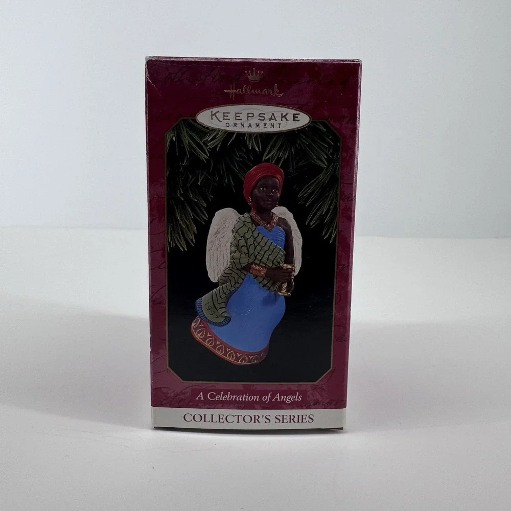 Hallmark Keepsake A Celebration of Angels 1997 #3 Kwanzaa Ornament QX6175 VTG